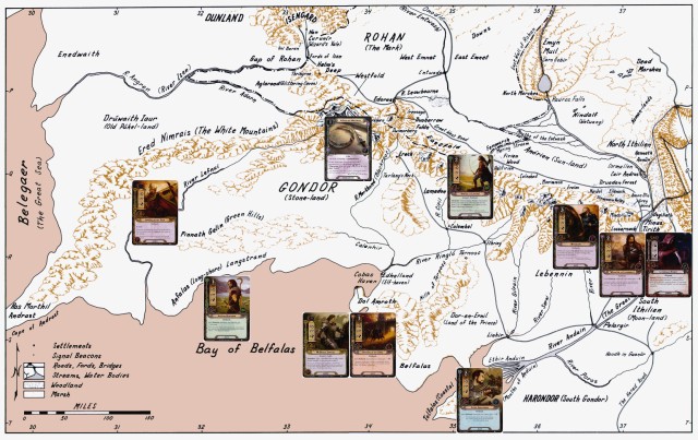 Fonstad Gondor Map with Outlanders